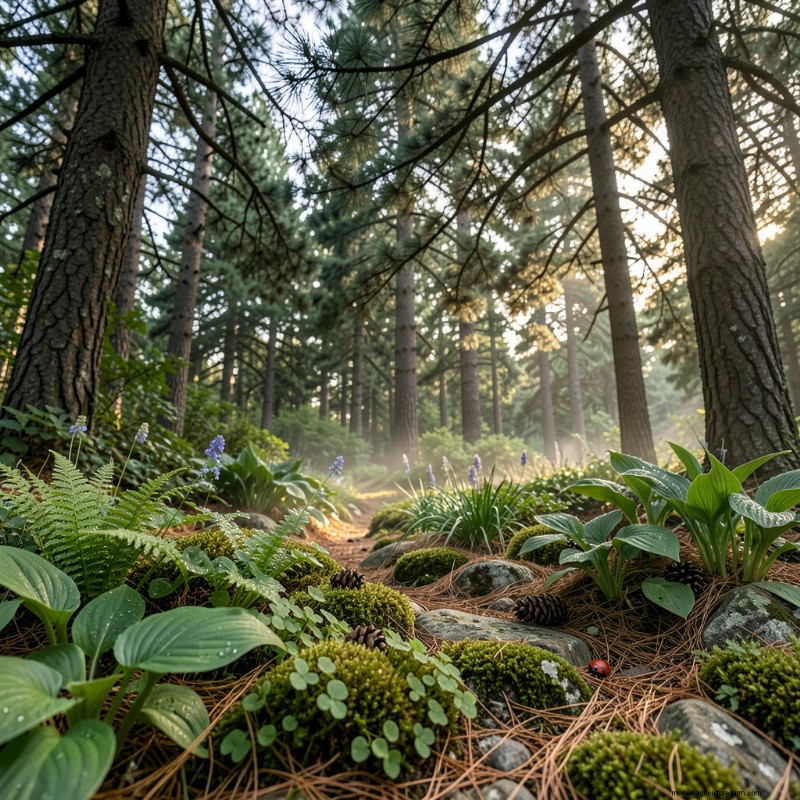 Beste planten voor het kweken onder pijnbomen | Deskundig tuinontwerp 