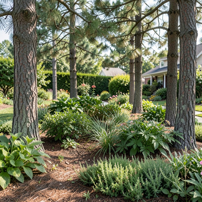 Beste planten voor het kweken onder pijnbomen | Deskundig tuinontwerp 