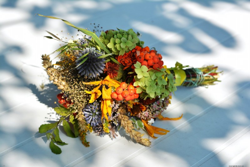 Buquê de noiva DIY exclusivo:arranjos de vegetais e ervas 