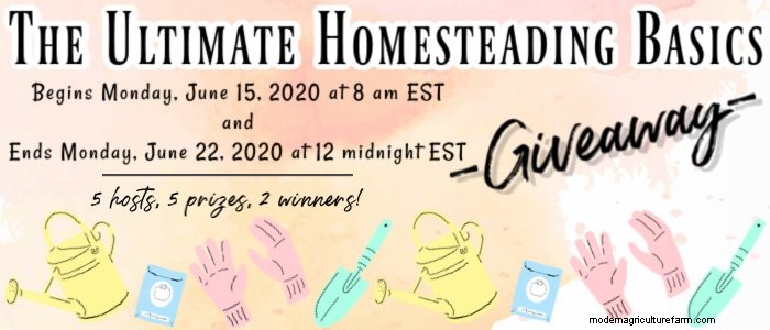 Gratis Homesteading Giveaway:Win een bundel Essentials! 