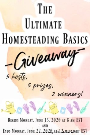Gratis Homesteading Giveaway:Win een bundel Essentials! 