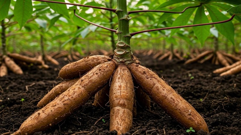 Manioca:piantare, coltivare e prendersi cura della radice di yuca 