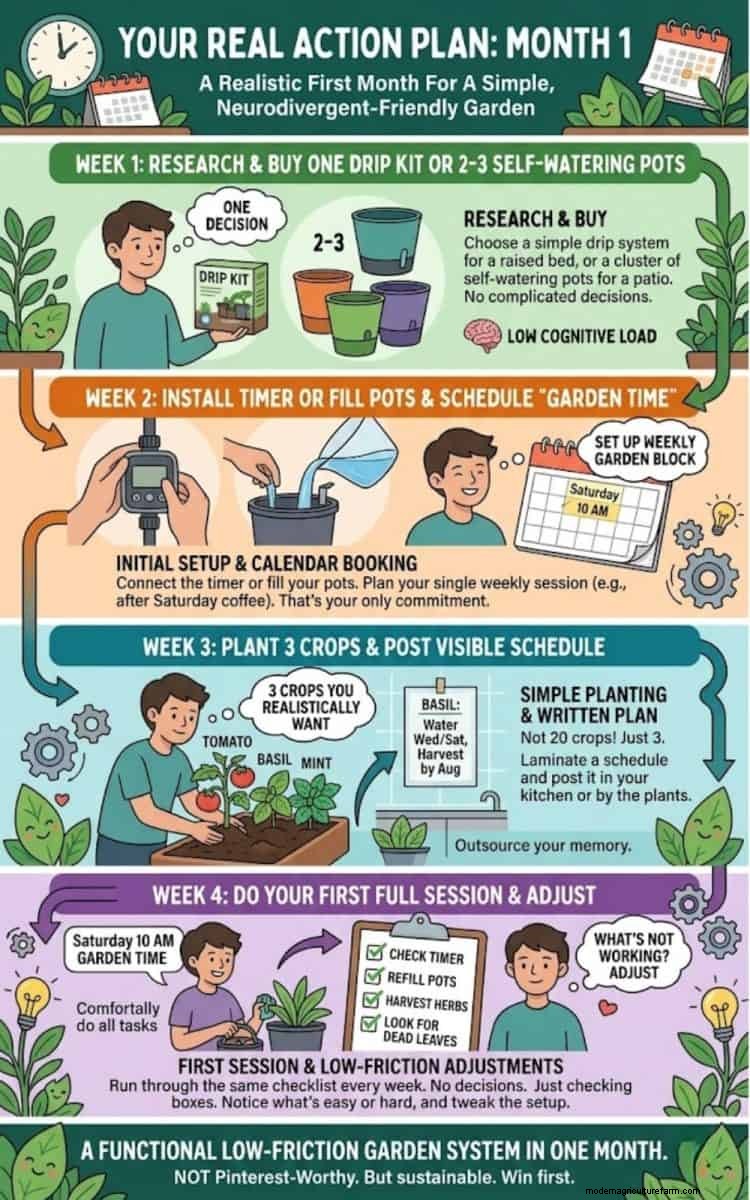 Gartenarbeit bei Funktionsstörungen von Führungskräften:Einfache, realistische Systeme 