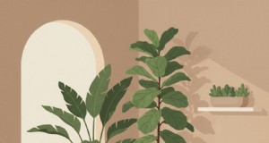 Stijlvolle kamerplantarrangementen:balans tussen hoge en kleine planten 