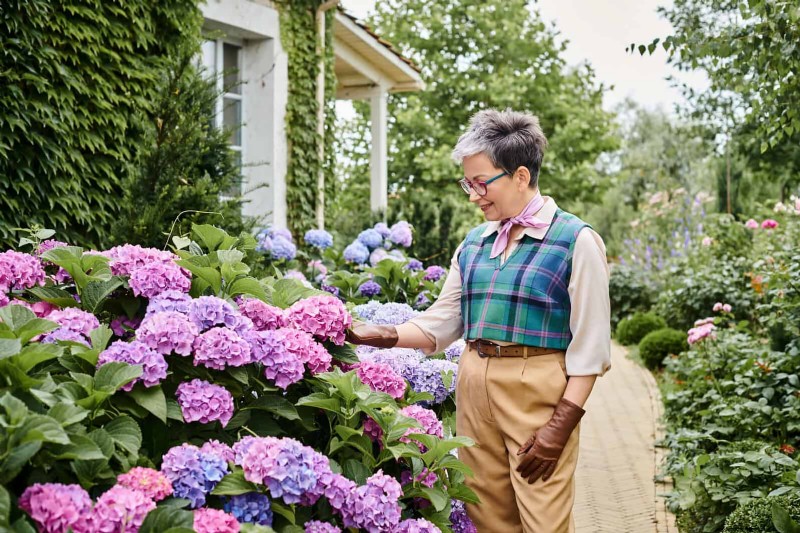 Veranderende hortensiakleuren in juli:een tuinmangids 