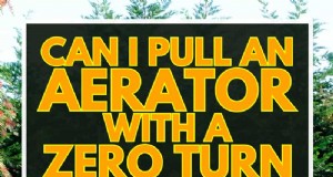 Zero-Turn-maaierbeluchting:kunt u een beluchter bevestigen? 