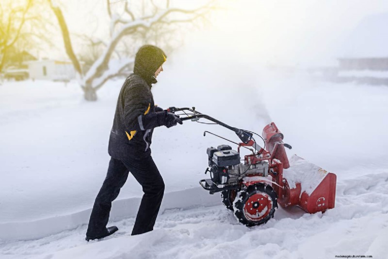 Startanleitung für die Schneefräse Troy Bilt:Eine Schritt-für-Schritt-Anleitung 