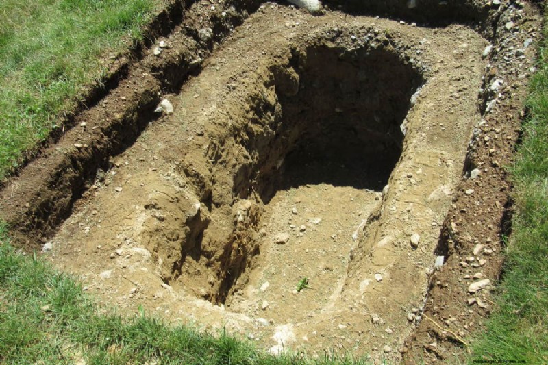 Reparatur von oberirdischen Poollöchern:Eine vollständige Anleitung und Gartensanierung 
