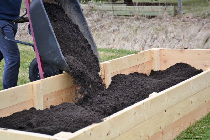 Hochbeet-Gemüsegarten:Eine Schritt-für-Schritt-Anleitung für Anfänger 