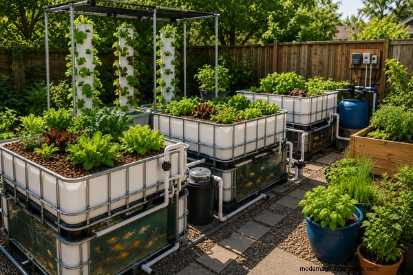 Komplett DIY IBC Tote Aquaponics Guide:Bygg, kör och underhåll din hållbara bakgårdsgård 