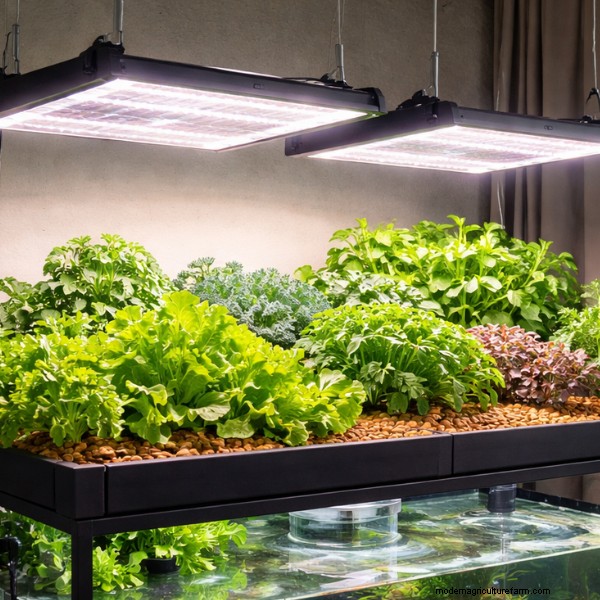 De ultieme gids voor het kiezen van kweeklampen voor aquaponics-systemen binnenshuis