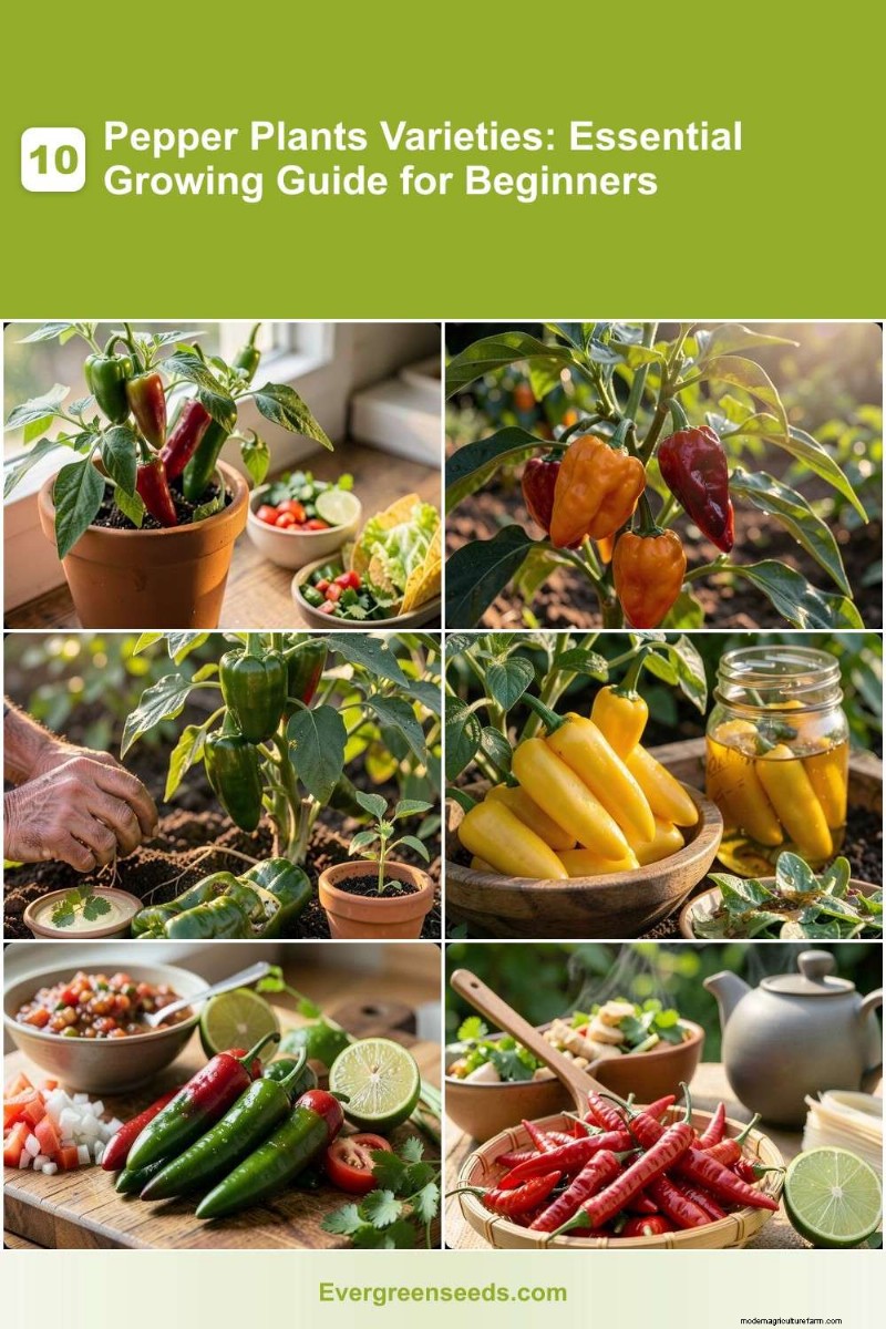 10 variétés de poivrons et conseils de culture adaptés aux débutants :votre guide complet