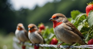 Voorkom dat vogels aardbeien eten:bewezen beschermingstechnieken voor uw tuin 