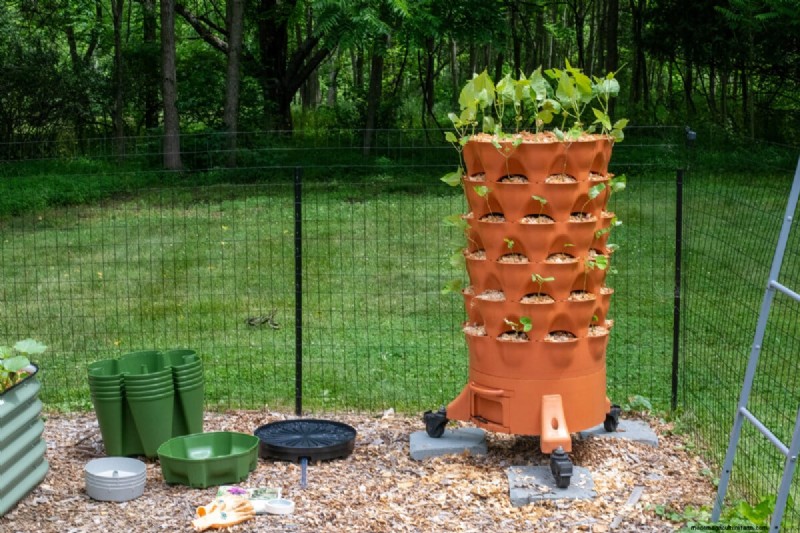 Ma première jardinière verticale GreenStalk :guide d installation et premières impressions 