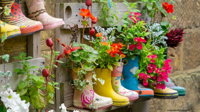 28 creatieve ideeën om oud tuingereedschap opnieuw te gebruiken in een prachtig buitendecor 