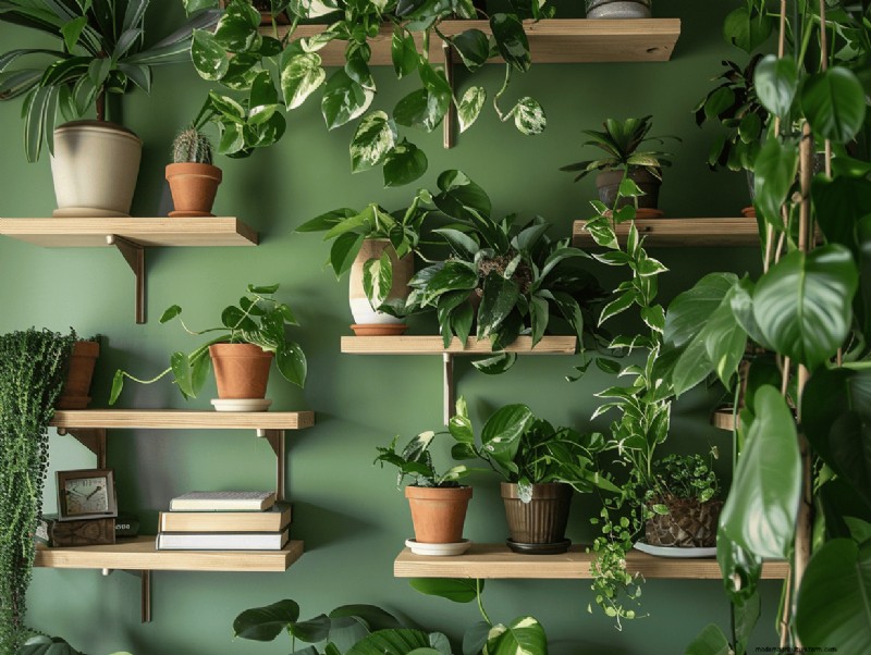 あなたの棚を見事な植物ディスプレイに変えるための 13 の専門家戦略 