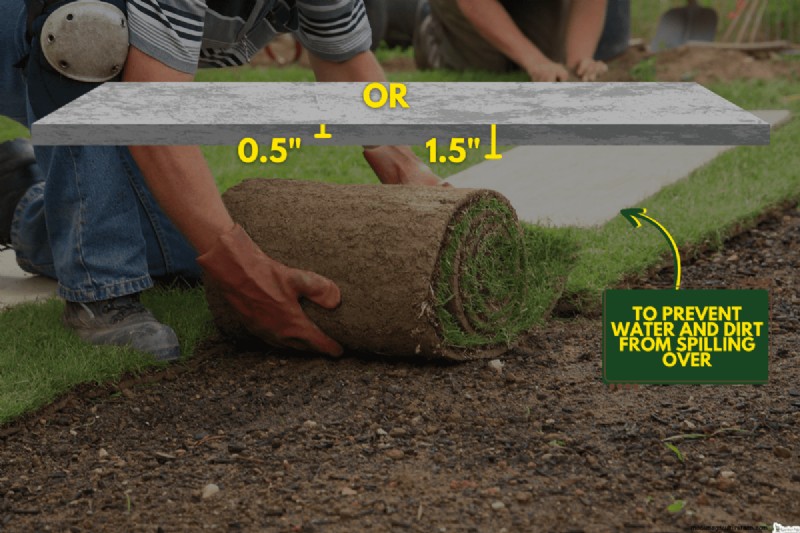 Moet de graszode gelijk liggen met beton? Waarom het lager zou moeten zijn voor drainage en veiligheid 